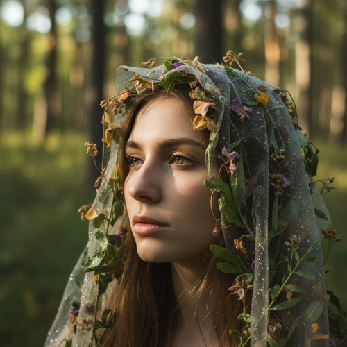 alt_text: Man in red t-shirt stands in a sunny field.