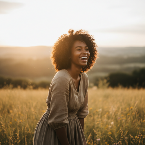 alt_text: Woman in green working on a digital tablet with a pen, focused on the screen in an indoor setting.